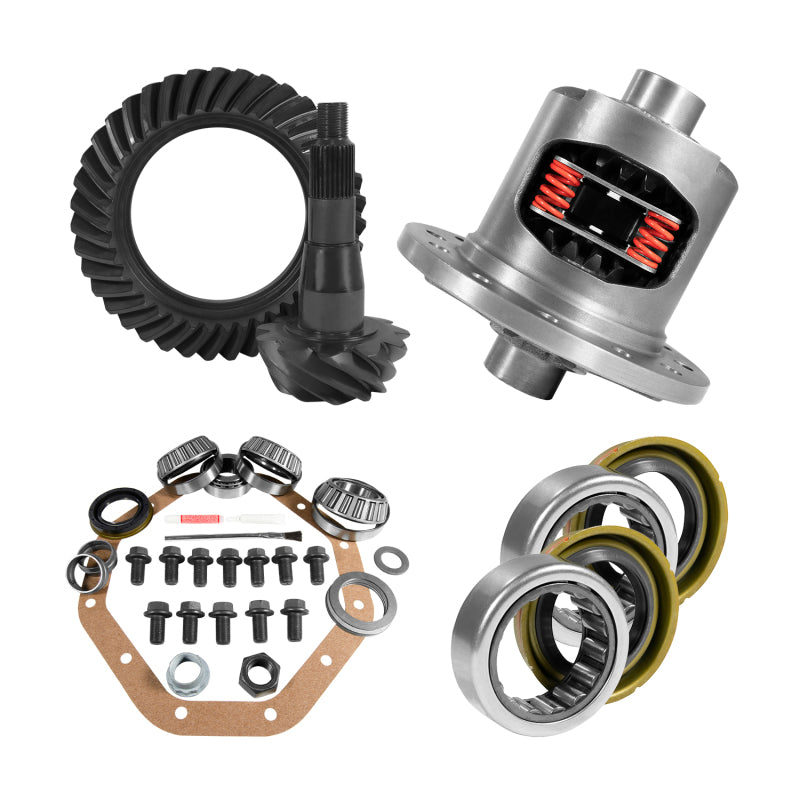Yukon ZF 9.25in CHY 3.21 Rear Ring & Pinion Install Kit Positraction Axle Bearings and Seals Differential Install Kits Yukon Gear & Axle