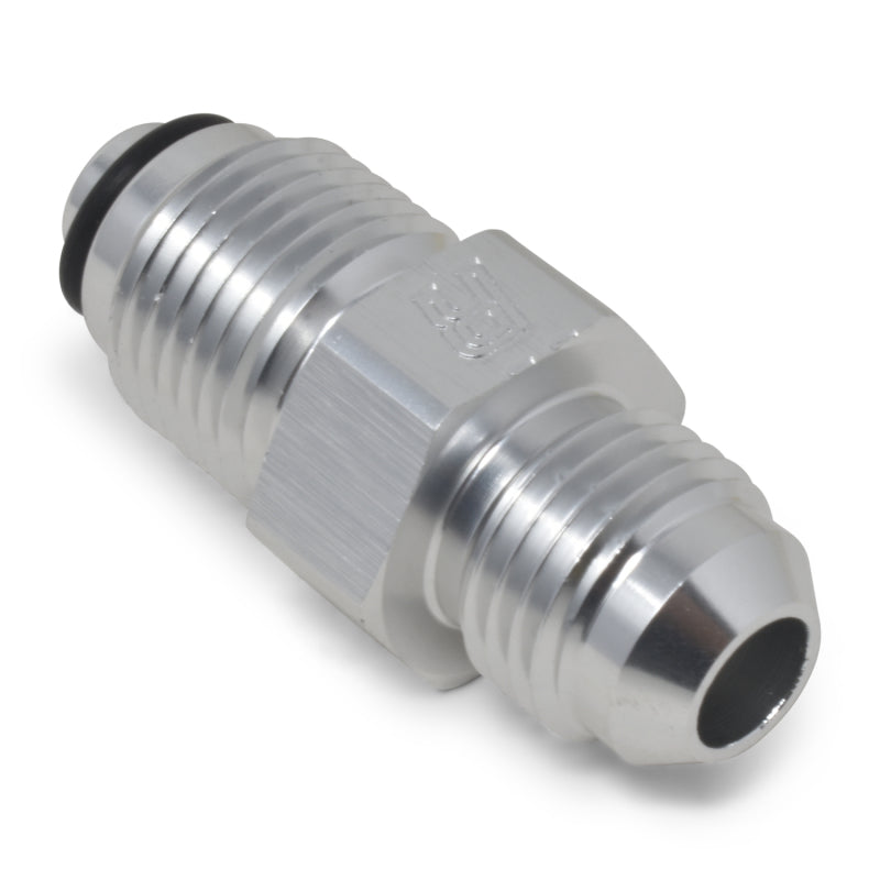 Russell Performance -6 AN (male to 9/16in-18 O-ring seal) Power Steering Adapter. Clear anodized Fittings Russell