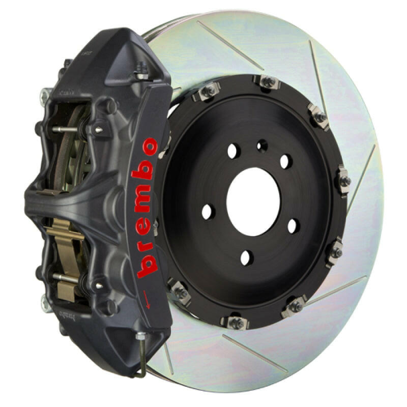 Brembo 10-12 Range Rover Front GTS BBK 6 Piston Cast 405x34 2pc Rotor Slotted Type1-Black HA Brake Kits - Performance Slot Brembo