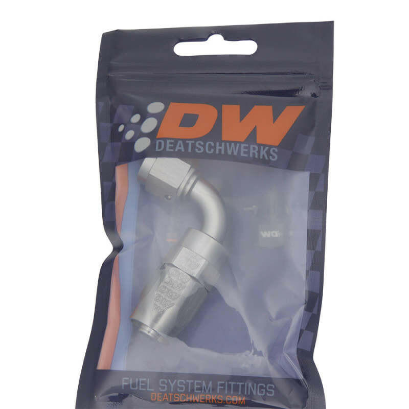 DeatschWerks 6AN Female Swivel 90-Degree Hose End CPE Fittings DeatschWerks
