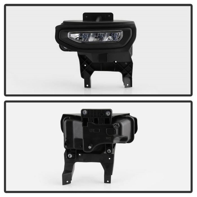Spyder 16-18 GMC Sierra 1500 OEM Style Full LED Fog Light w/Switch - Clear (FL-GS2016-LED-C) Fog Lights SPYDER