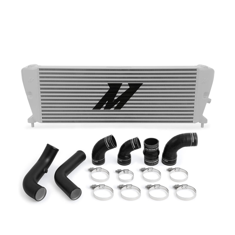 Mishimoto Ford Ranger 3.2L Diesel Intercooler Kit 2011+ Silver w/ Wrinkle Black Pipes Intercooler Pipe Kits Mishimoto