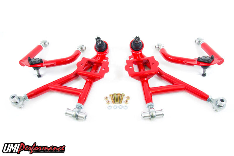 UMI Performance 93-02 GM F-Body Front A-Arm Kit Adjustable Drag Control Arms UMI Performance