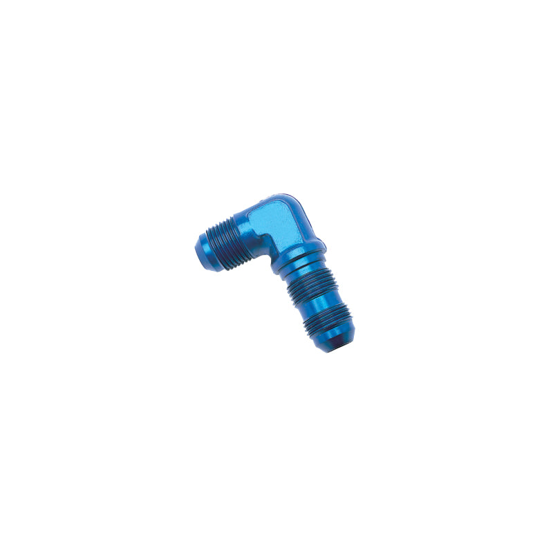 Russell Performance -8 AN 90 Degree Flare Bulkhead (Blue) Fittings Russell