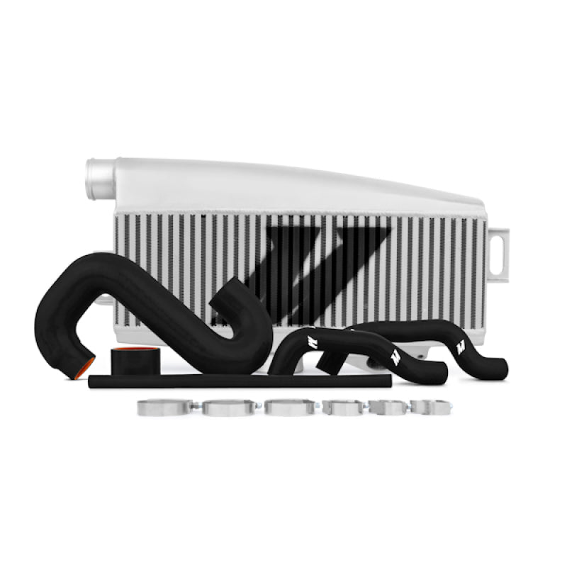 Mishimoto Subaru 02-07 WRX/04-07 STi Top-Mount Intercooler Kit - Silver/Black Hoses - Not For iRHD Intercoolers Mishimoto