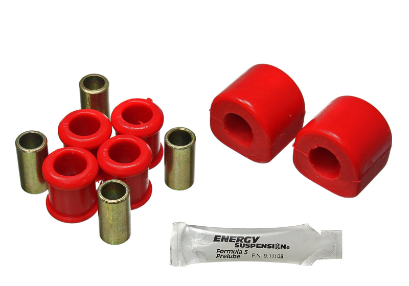 Energy Suspension 08-19 Dodge Challenger 19mm Rear Sway Bar Bushings - Red Bushing Kits Energy Suspension
