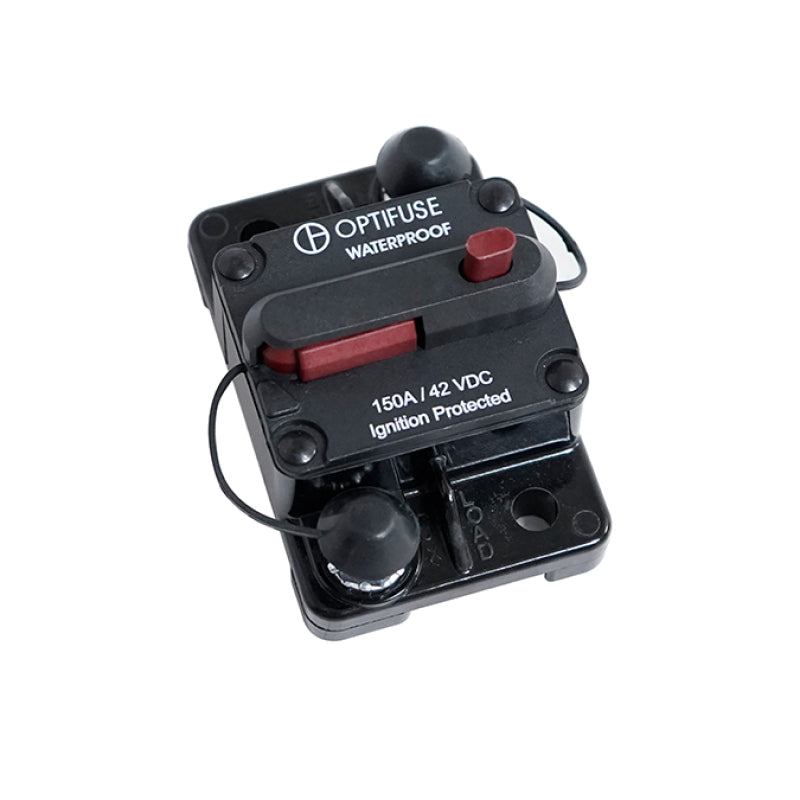 Nitrous Express Surface Mount Manual Reset 150A 42 VDC Circuit Breaker Relays Nitrous Express