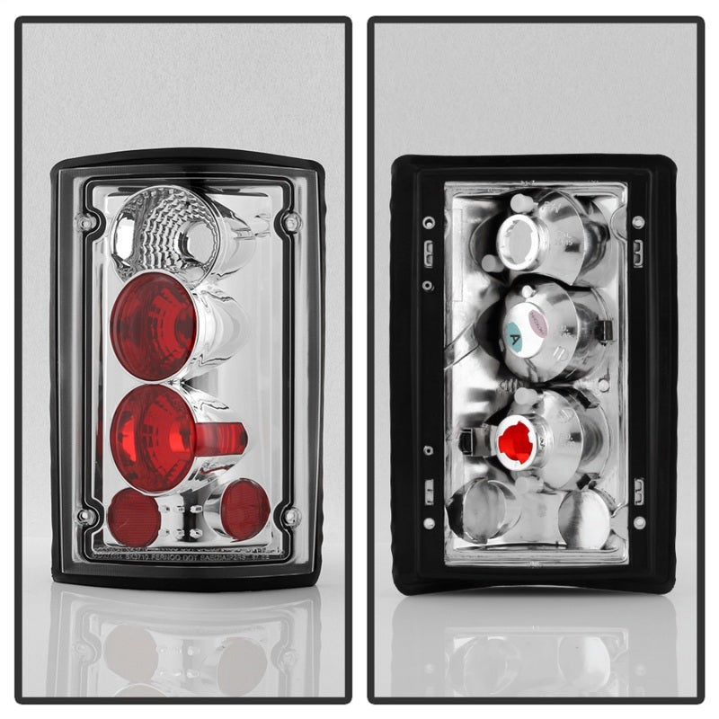 Spyder Ford Excursion 00-06/Econoline 150/250/350/450/550 95-06 Euro Tail Lights Chrm ALT-YD-FEC00-C Tail Lights SPYDER