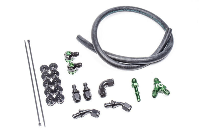Radium Engineering Fuel Rail Plumbing Kit - GM LSA/LS9 Fuel Rails Radium Engineering