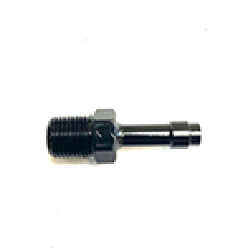 Fragola 1/4 Hose Barb x 1/8 NPT 45 Degree Low Profile - Black Fittings Fragola