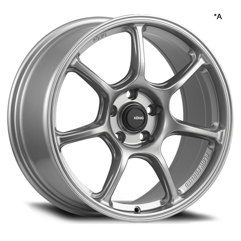 Konig Ultragram 17x8 5x100 ET38 Titanium Metallic Knurled Bead Wheels - Cast Konig