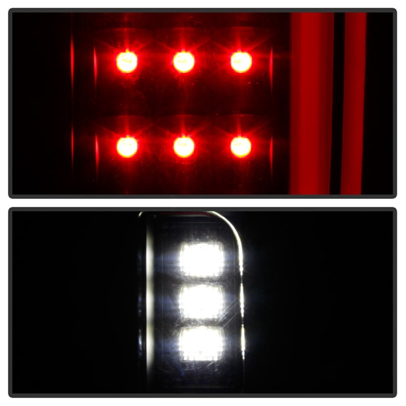 Spyder Chevy Silverado 19-20 (Do Not Fit Halogen Model) LED Tail Light Blk ALT-YD-CS19LED-BK Tail Lights SPYDER
