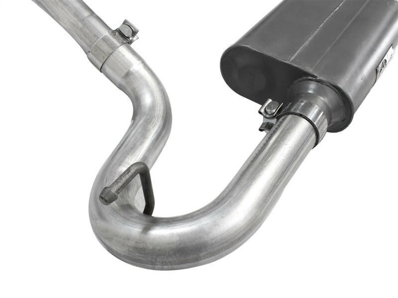 aFe Scorpion Exhaust System Cat Back 2.5in Aluminized Hi-Tuck 07-18 Jeep Wrangler JK V6 3.6/3.8L Catback aFe