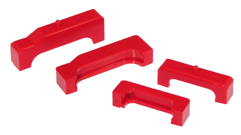 Prothane 88-98 Chevy Truck Small Block Radiator Insolators - Red Bushing Kits Prothane