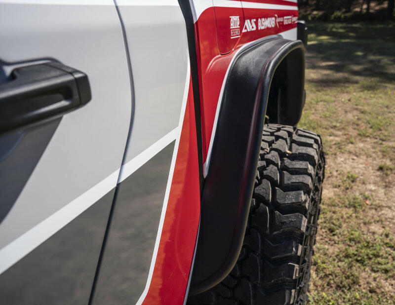 Bushwacker 2020 Jeep Gladiator Launch Edition Flat Style Flares 4pc - Black Fender Flares Bushwacker