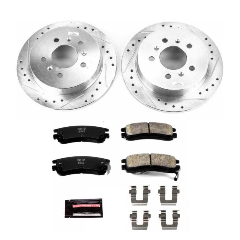 Power Stop 08-09 Buick Allure Rear Z23 Evolution Sport Brake Kit Brake Kits - Performance D&S PowerStop