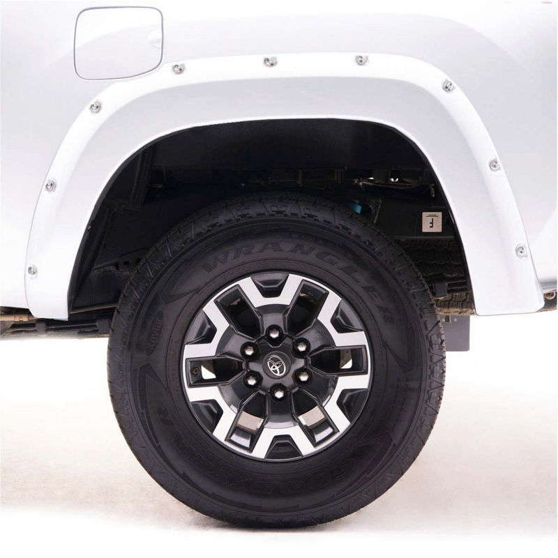 EGR 16+ Nissan Titan XD Bolt-On Look Color Match Fender Flares - Set - Blizzard Fender Flares EGR