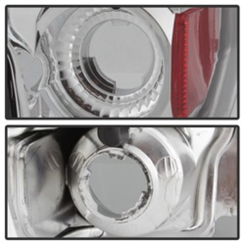 Spyder Ford F150 87-96/Ford Bronco 88-96 Euro Style Tail Lights Chrome ALT-YD-FF15089-C Tail Lights SPYDER