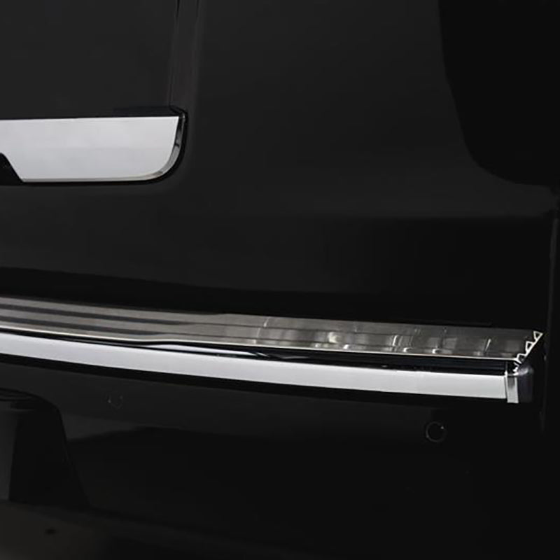 Putco 07-14 Cadillac Escalade ESV - Stainless Steel Rear Bumper Cover Bumpers - Steel Putco