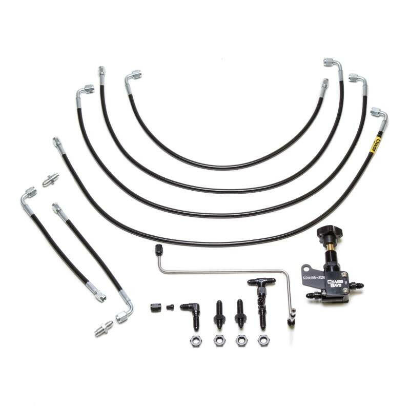 Chase Bays 88-02 Nissan S13/S14/S15 Single Piston Brake Booster Delete In Bay Brake Line Relocation Brake Line Kits Chase Bays