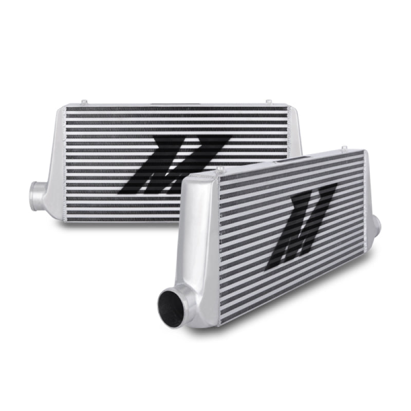 Mishimoto Universal Silver S Line Intercooler Overall Size: 31x12x3 Core Size: 23x12x3 Inlet / Outle Intercoolers Mishimoto