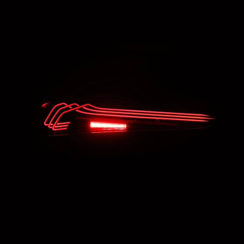 AlphaRex 20-24 Toyota Supra LUXX-Series Laser Style LED Tail Lights Alpha-Black Tail Lights AlphaRex