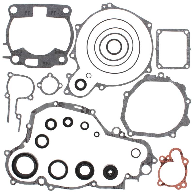 Vertex Gaskets 90-91 Yamaha YZ250 Complete Gasket Kit w/ Oil Seals Engine Hardware Vertex Pistons