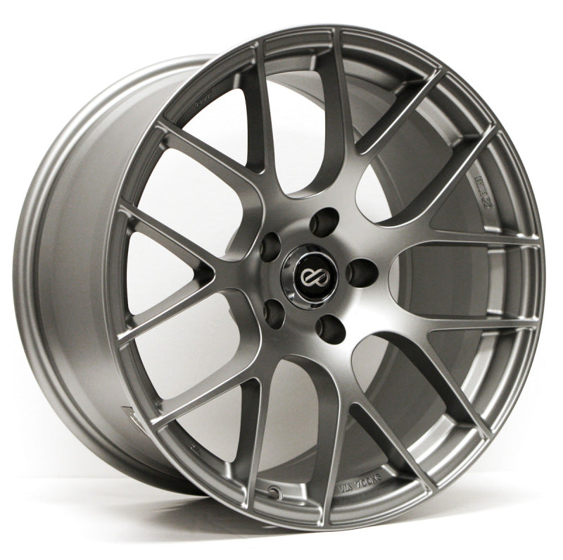 Enkei Raijin 18x8.5 50mm Offset 5x114.3 Bolt 72.6 Bore Dia Titanium Gray Wheel *Min Qty 60* Wheels - Cast Enkei