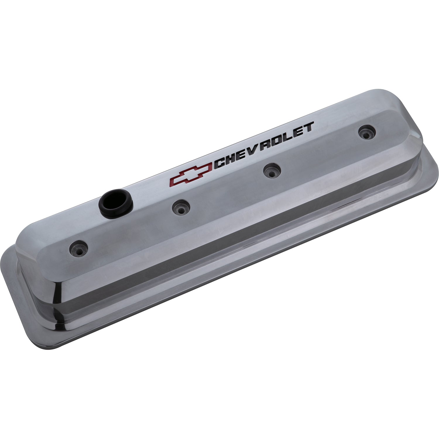 SBC Valve Cover Slant Edge Polished Engine Valve Cover Proform