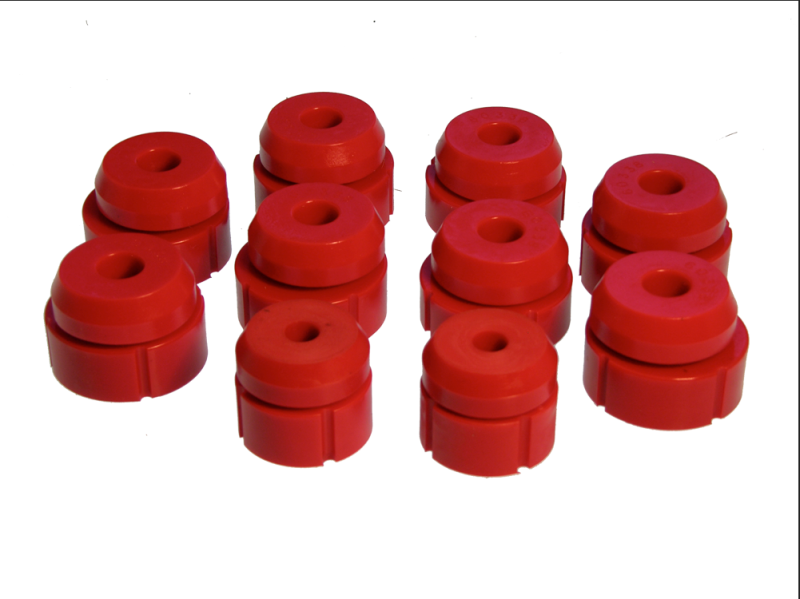 Prothane 80-96 Ford Bronco 2wd/4wd Body Mount - Red Bushing Kits Prothane