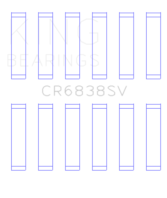 King Engine Bearings Land Rover 2.7L TDV6 Sputter Replacement Connecting Rod Bearing Bearings King Engine Bearings