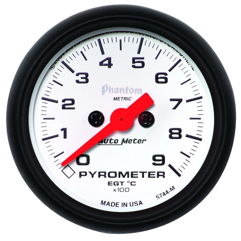 Autometer Phantom FSE 52mm 0-900 Deg C Electronic Gauge Kit Gauges AutoMeter