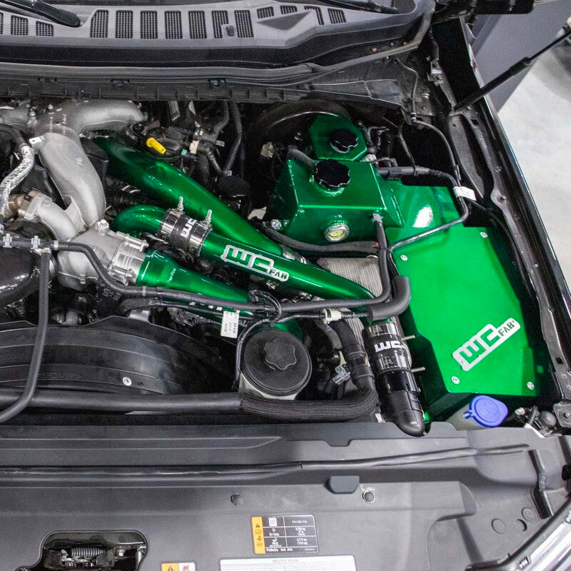 Wehrli 15-24 Ford 6.7L Power Stroke 3in Hot Side Intercooler Pipe - Sparkle Granny Smith Intercooler Pipe Kits Wehrli
