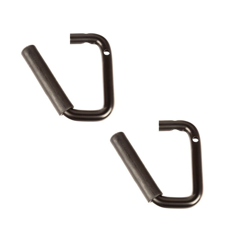 Rugged Ridge Steel Grab Handles Front Pair Black 07-18 Jeep Wrangler JK/JKU Dash & Interior Trim Rugged Ridge