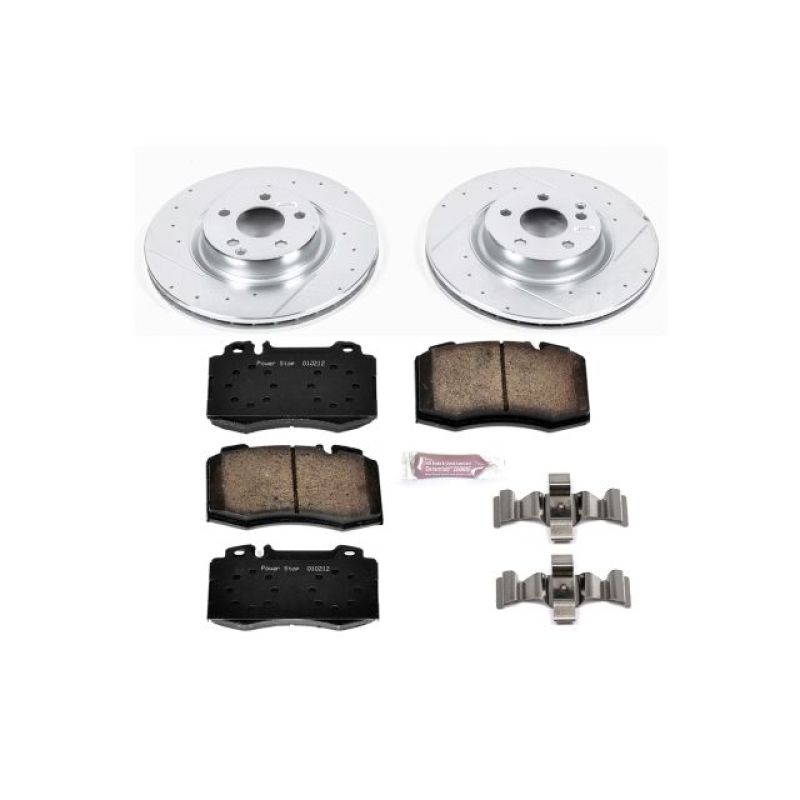 Power Stop 08-11 Mercedes-Benz CLS550 Front Z23 Evolution Sport Brake Kit Brake Kits - Performance D&S PowerStop