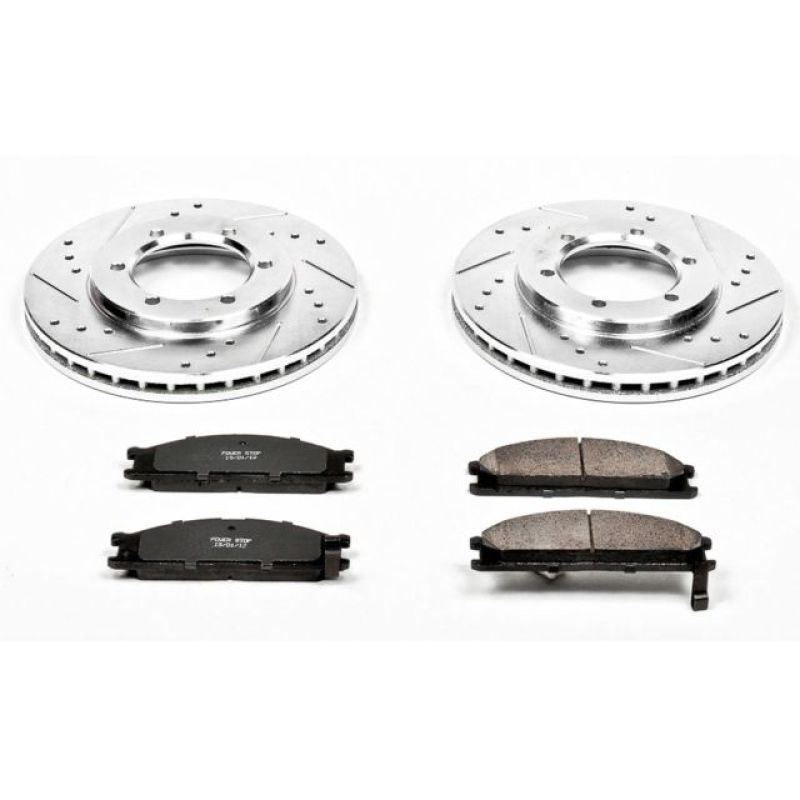 Power Stop 99-04 Nissan Frontier Front Z23 Evolution Sport Brake Kit Brake Kits - Performance D&S PowerStop