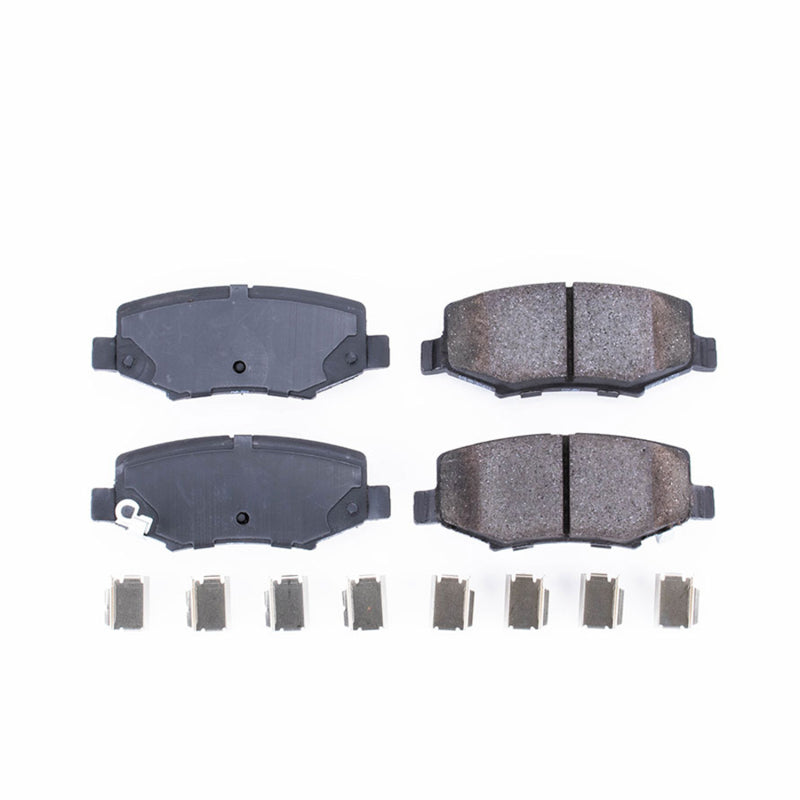 Power Stop 07-11 Dodge Nitro Rear Z17 Evolution Ceramic Brake Pads w/Hardware Brake Pads - OE PowerStop