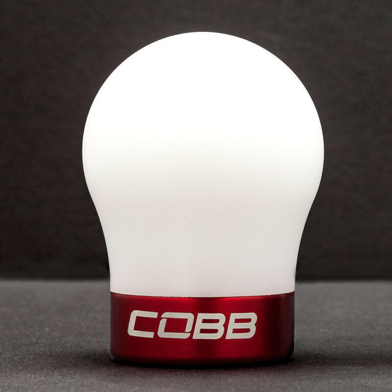 Cobb Volkswagen Red Base White Shift Knob Shift Knobs COBB