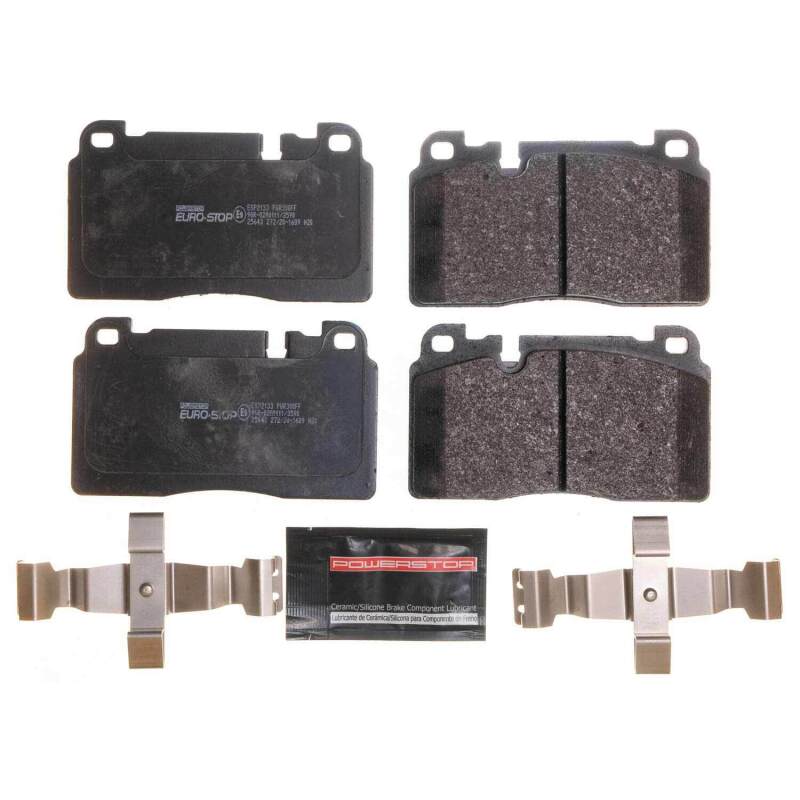 Power Stop 13-17 Audi Q5 Euro-Stop ECE-R90 Front Brake Pads Brake Pads - OE PowerStop