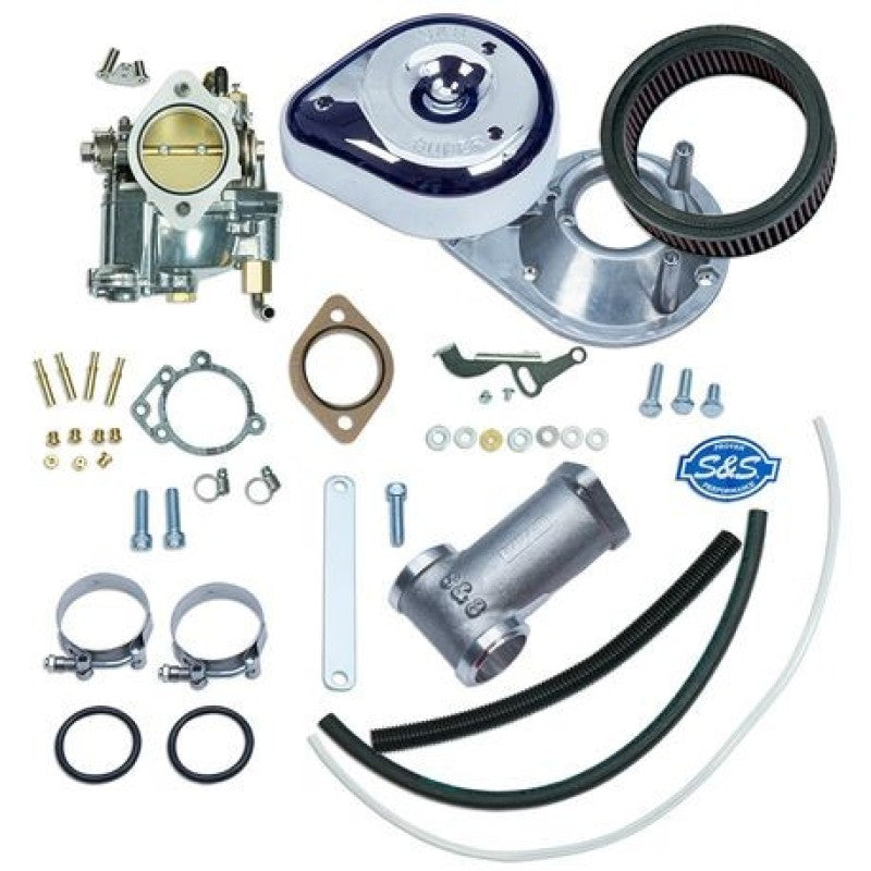 S&S Cycle 55-65 BT Models Super E Carburetor Kit - Standard Tanks Carburetor Rebuild Kits S&S Cycle