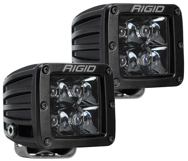 Rigid Industries D-Series Midnight Edition - Spot - Set of 2 Light Bars & Cubes Rigid Industries
