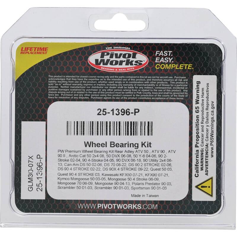 Pivot Works Premium Wheel Bearing Wheel Bearings Pivot Works