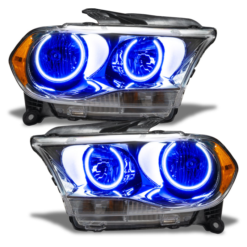 Oracle 11-13 Dodge Durango SMD HL Halogen - Chrome - Blue Headlights ORACLE Lighting