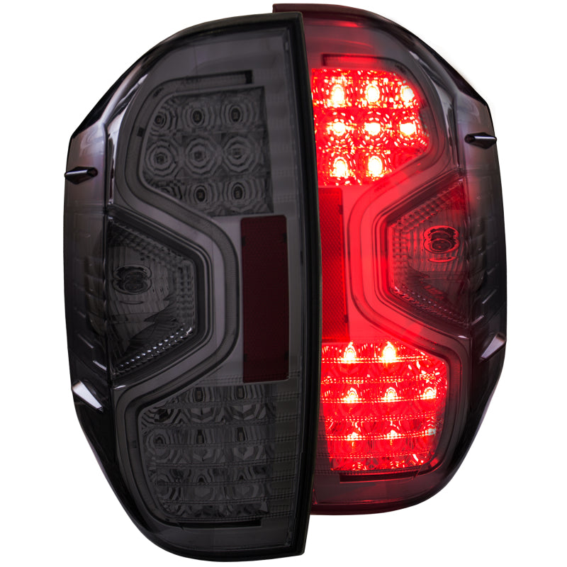 ANZO 2014-2015 Toyota Tundra LED Taillights Smoke Tail Lights ANZO