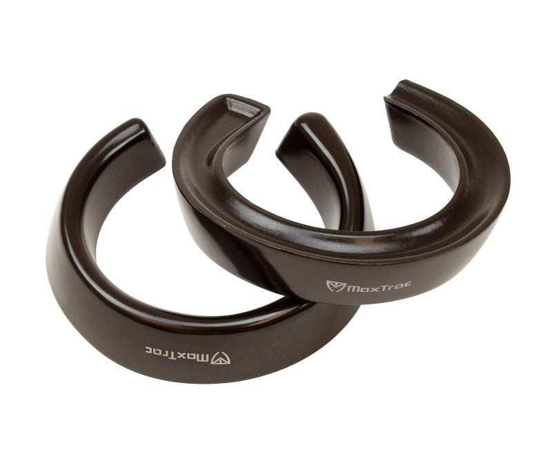 MaxTrac 94-18 Dodge RAM 1500 2WD 2in Front Forged Aluminum Coil Spacers Spring Insulators Maxtrac