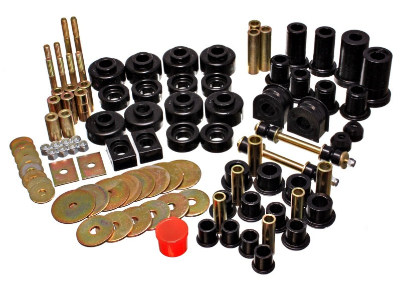 Energy Suspension 97-03 Ford F150 Pickup 2WD Std Cab/Xtd Cab/Super Crew Cab Black Hyper-flex Master Bushings - Full Vehicle Kits Energy Suspension