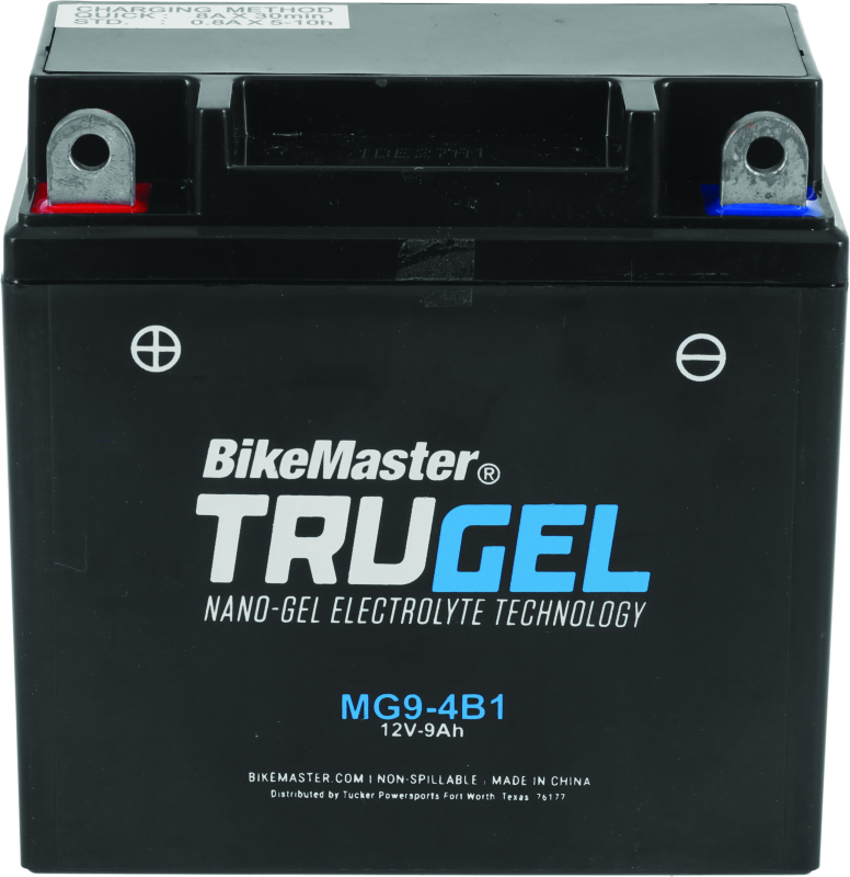 BikeMaster TruGel Battery - MG9-4B1 Batteries BikeMaster