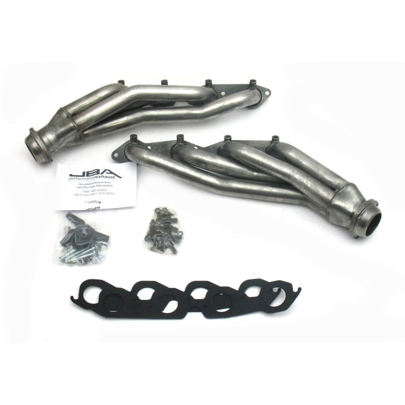 JBA 88-93 GM Truck 7.4L BBC w/A.I.R. 1-3/4in Primary Raw 409SS Cat4Ward Header Headers & Manifolds JBA