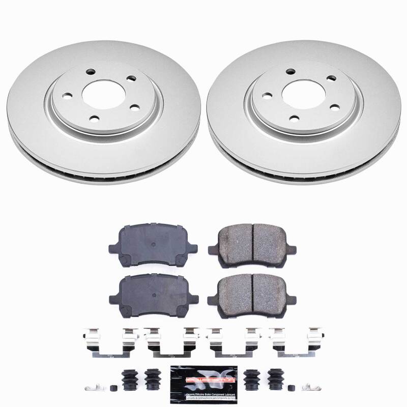 Power Stop 2007 Chevrolet Cobalt Front Z23 Coated Brake Kit Brake Kits - Performance D&S PowerStop