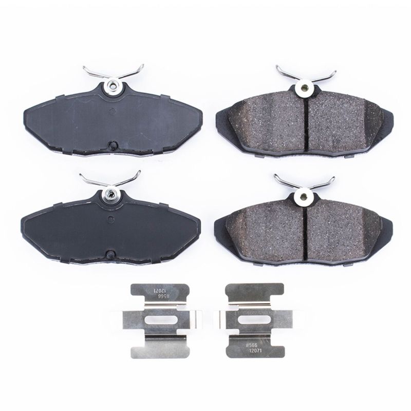 Power Stop 01-02 Dodge Viper Rear Z17 Evolution Ceramic Brake Pads w/Hardware Brake Pads - OE PowerStop